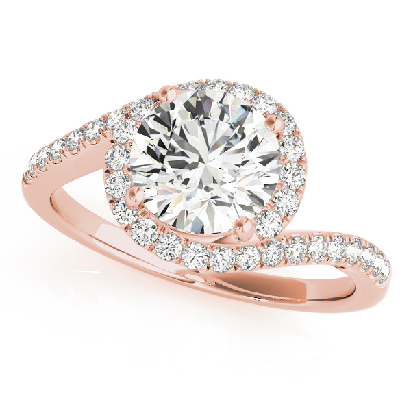 The Catherine Halo Engagement Ring, front view