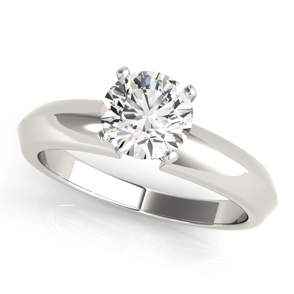 Solitaire Peghead Engagement Ring