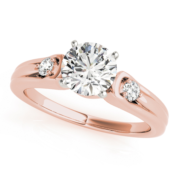 3-Stone Split Shank Engagement Rings