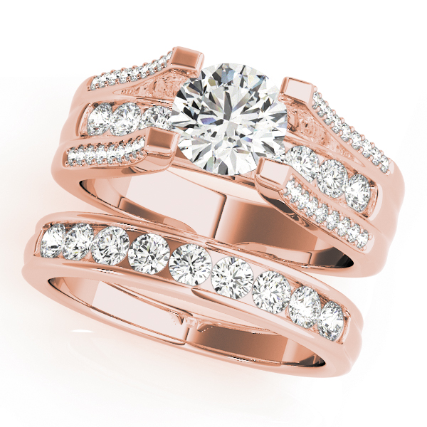 The Gwendolyn Cathedral Engagement Ring, set view