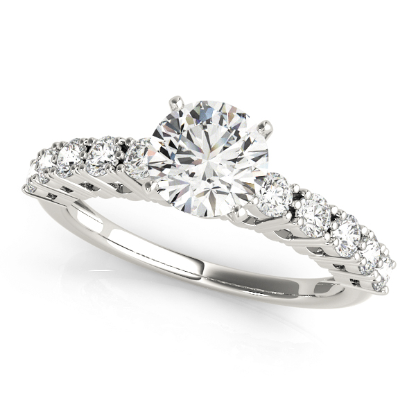 ENGAGEMENT RINGS SINGLE ROW PRONG