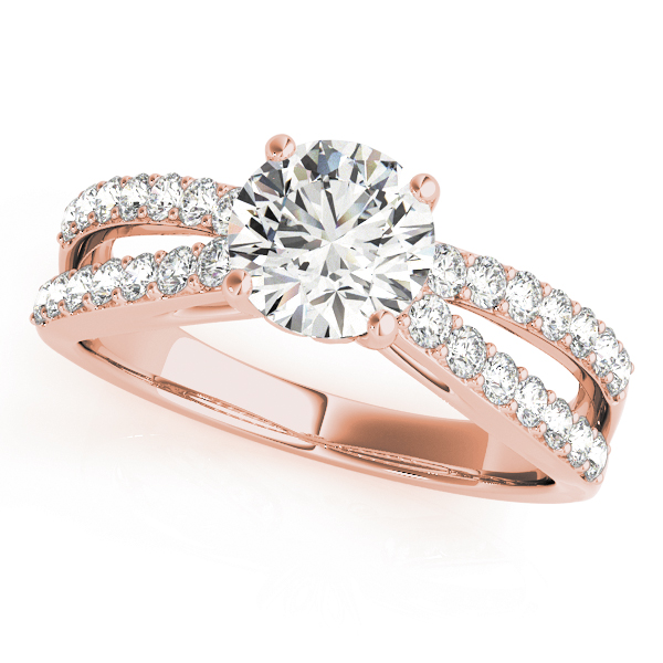 The Esme Multi-Row Engagement Ring, front view