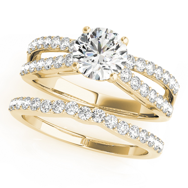 The Esme Multi-Row Engagement Ring, set view