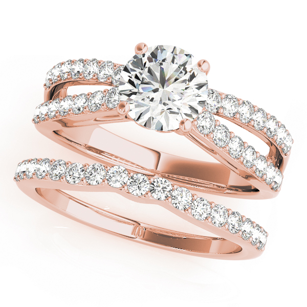 The Esme Multi-Row Engagement Ring, set view