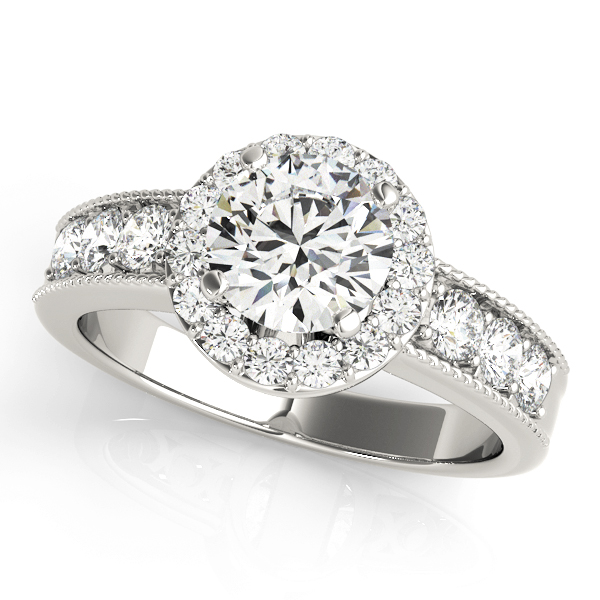 ENGAGEMENT RINGS HALO ROUND
