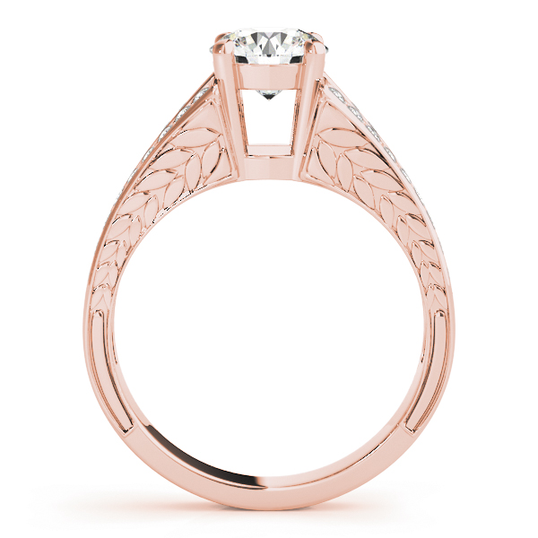 The Seraphina Vintage Engagement Ring, side view
