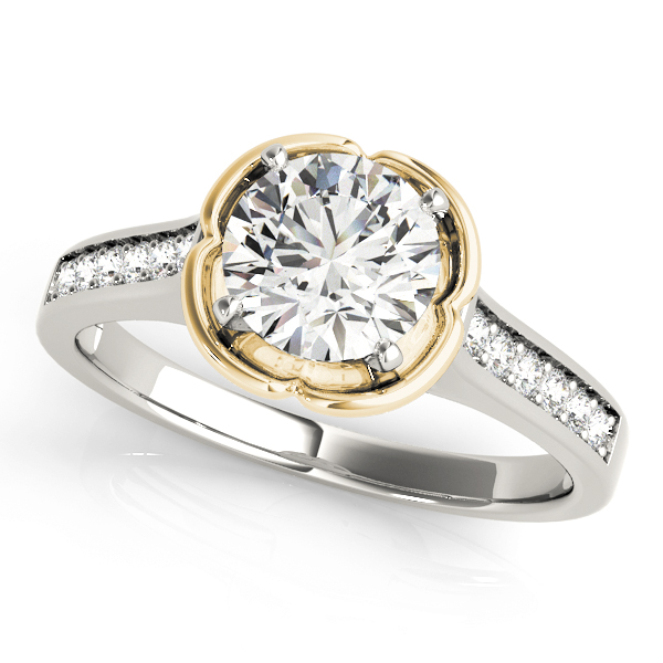 ENGAGEMENT RINGS SINGLE ROW PRONG