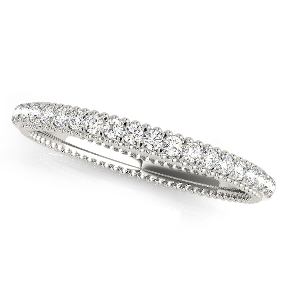 Prong Set Wedding Band