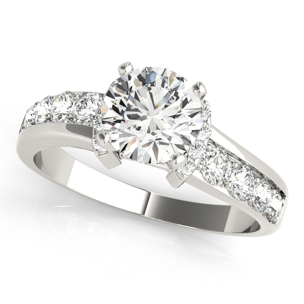 ENGAGEMENT RINGS SINGLE ROW PRONG
