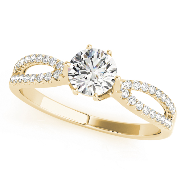 The Catalina Multi-Row Engagement Ring, front view