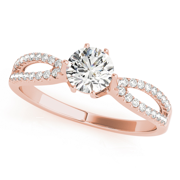 The Catalina Multi-Row Engagement Ring, front view