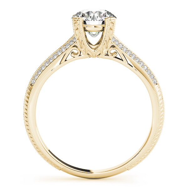 The Lila Multi-Row Engagement Ring, side view