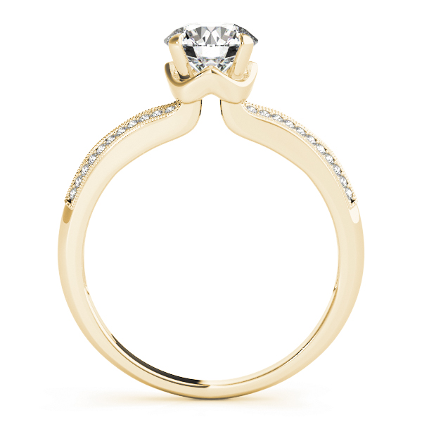 The Mila Multi-Row Engagement Ring, side view