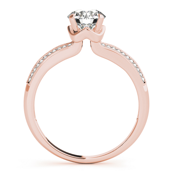 The Mila Multi-Row Engagement Ring, side view