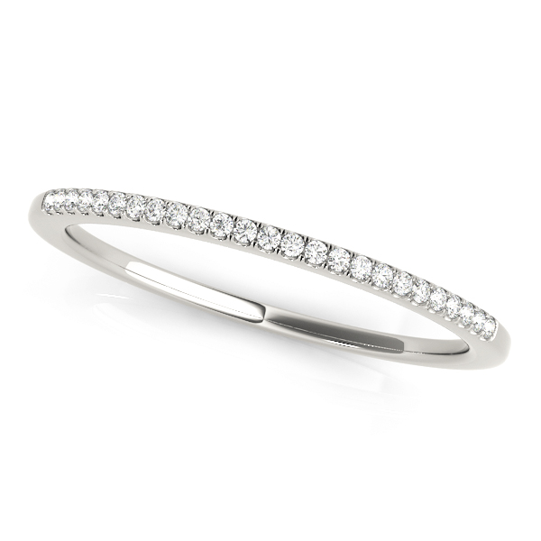 Split Prong Wedding Band