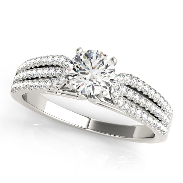 Multirow Engagement Rings