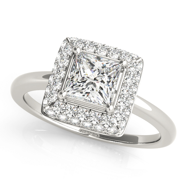 ENGAGEMENT RINGS HALO SQUARE & CUS
