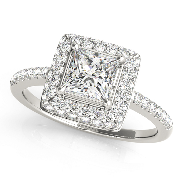 ENGAGEMENT RINGS HALO SQUARE & CUS