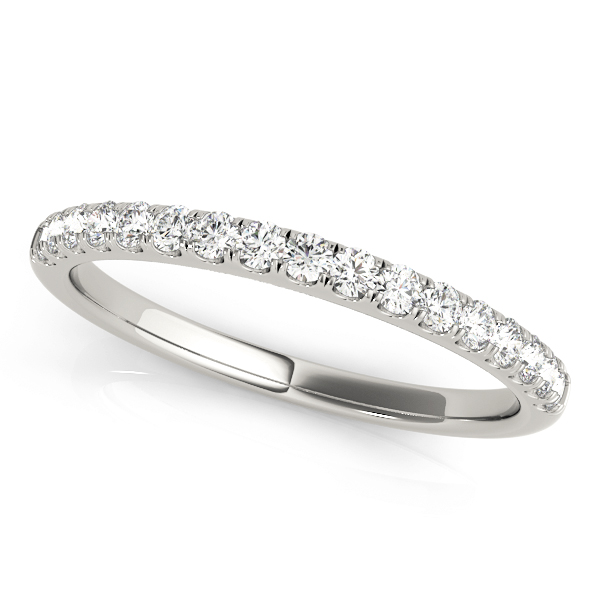 Split Prong Wedding Band
