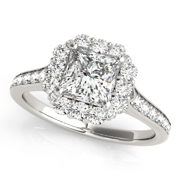 ENGAGEMENT RINGS HALO SQUARE & CUS