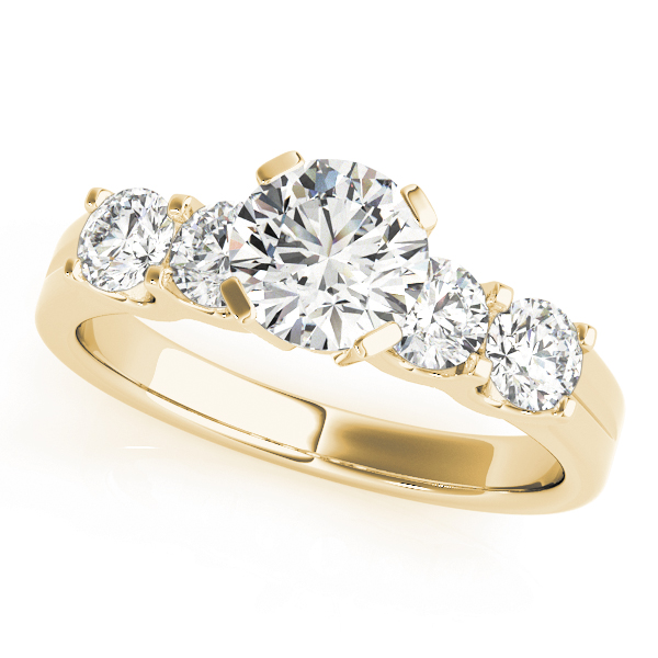 The Sophie Single-Row Engagement Ring, front view