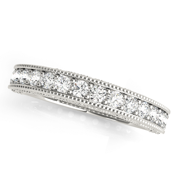 Vintage-Inspired Milgrain Wedding Band