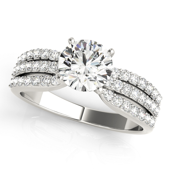 Multirow Engagement Ring