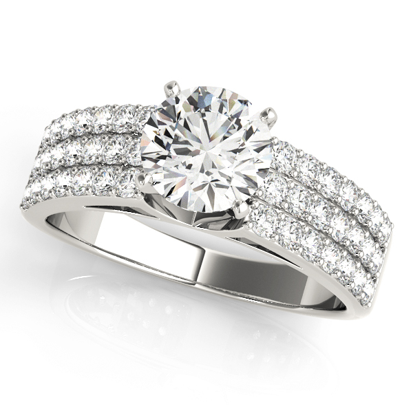 Multirow Engagement Ring