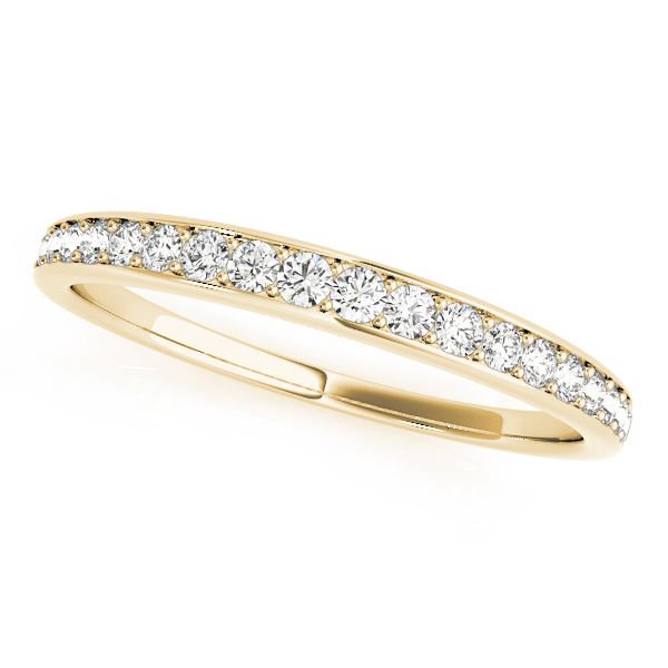 Prong In Channel Wedding Band