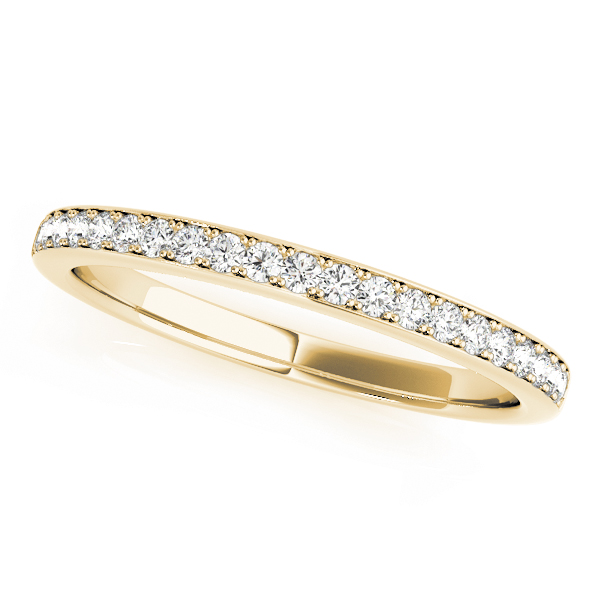Prong In Channel Wedding Band