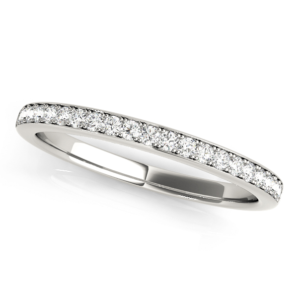 Prong In Channel Wedding Band