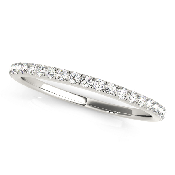 Prong Set Wedding Band
