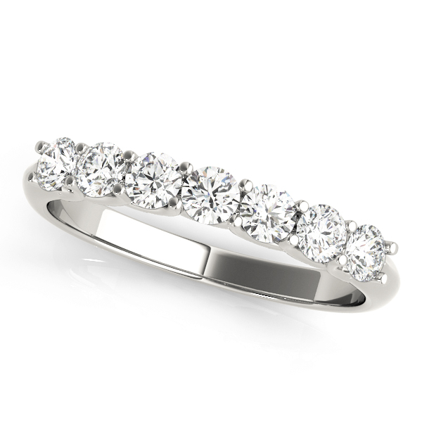Prong Set Wedding Band
