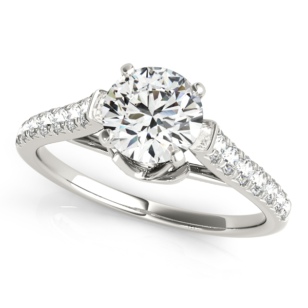 ENGAGEMENT RINGS SINGLE ROW PRONG