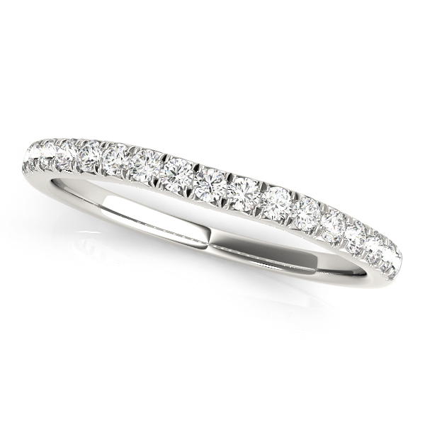 Split Prong Wedding Band