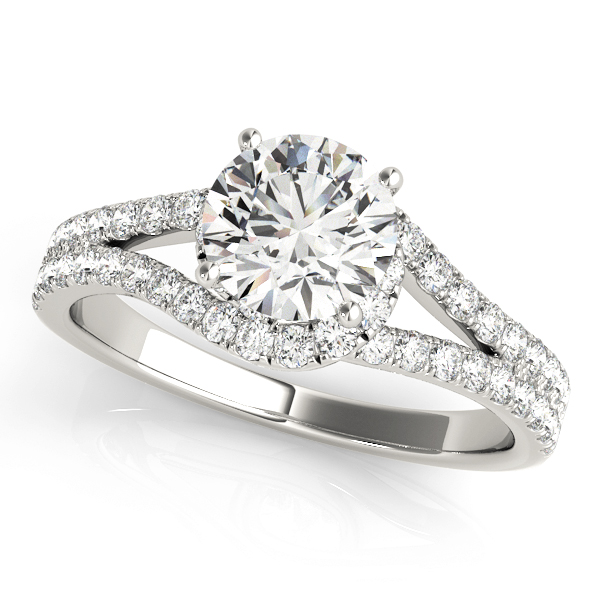 Bypass Split Shank Engagement Rings