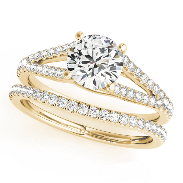 The Isabel Multi-Row Engagement Ring, set view