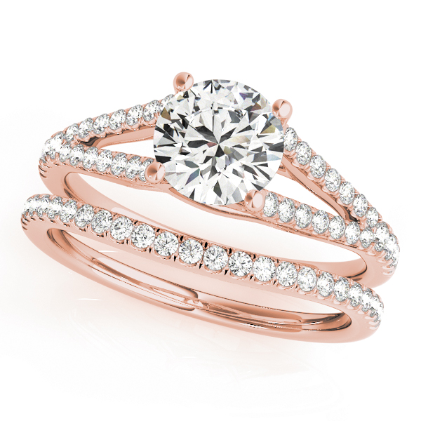 The Isabel Multi-Row Engagement Ring, set view