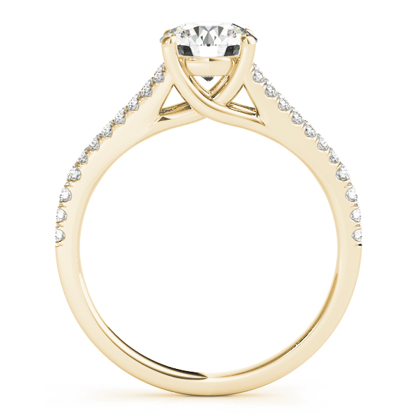 The Isabel Multi-Row Engagement Ring, side view