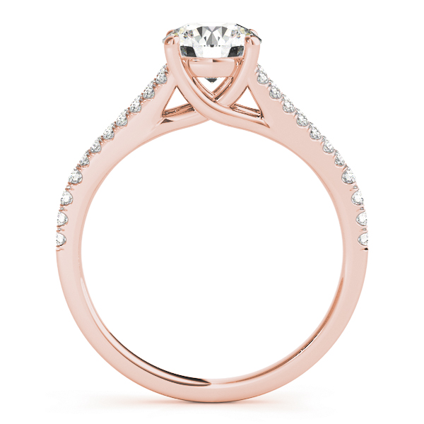 The Isabel Multi-Row Engagement Ring, side view