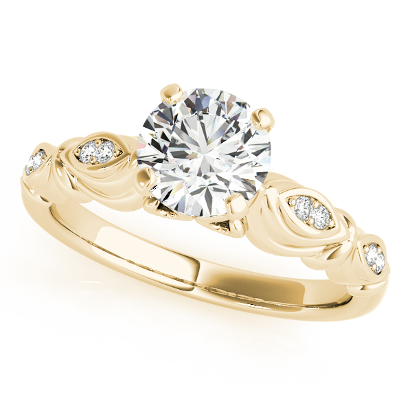 Antique Style Marquise Shape Engagement Ring