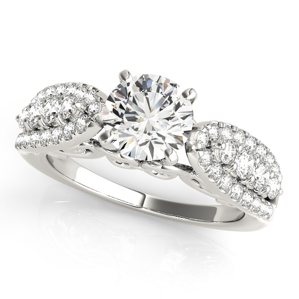 Vintage Multirow Engagement Ring