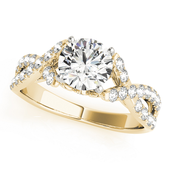 Twisted Multi Row Engagement Ring