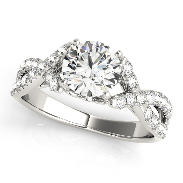 Twisted Multi Row Engagement Ring