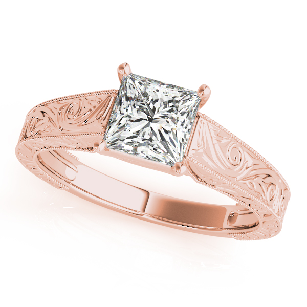 The Carolina Solitaire Engagement Ring, front view
