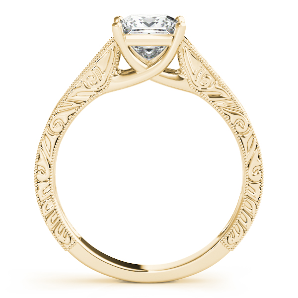 The Carolina Solitaire Engagement Ring, side view