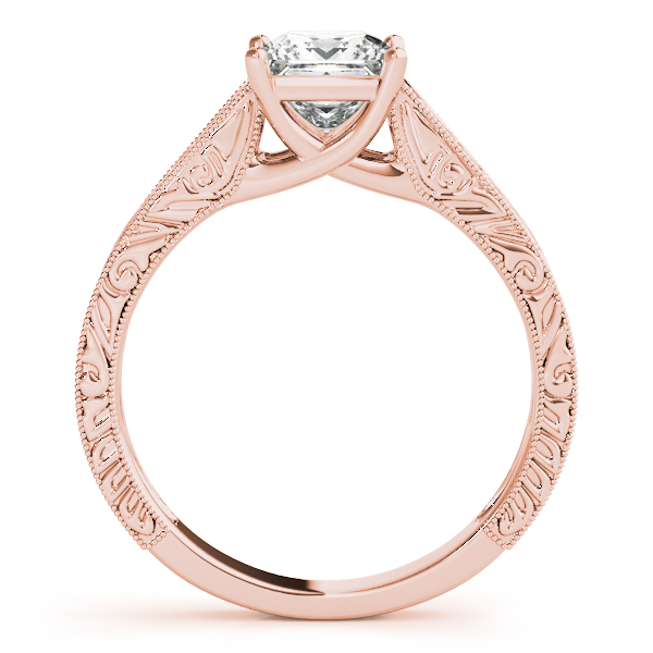 The Carolina Solitaire Engagement Ring, side view