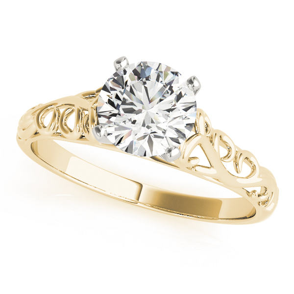 Vintage Inspired Solitaire Engagement Ring