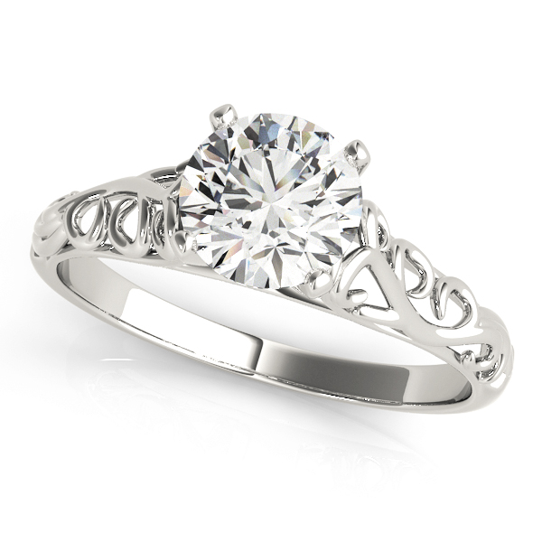 Vintage Inspired Solitaire Engagement Ring