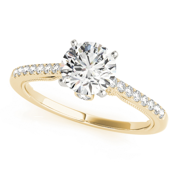 Single Row New Bridal Engagement Rings